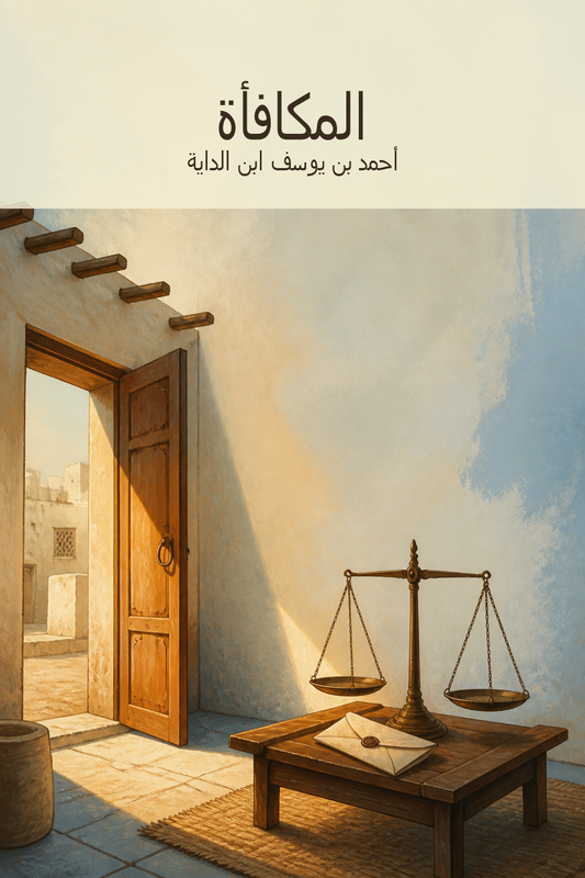 غلاف كتاب المكافأة لأحمد بن يوسف ابن الداية