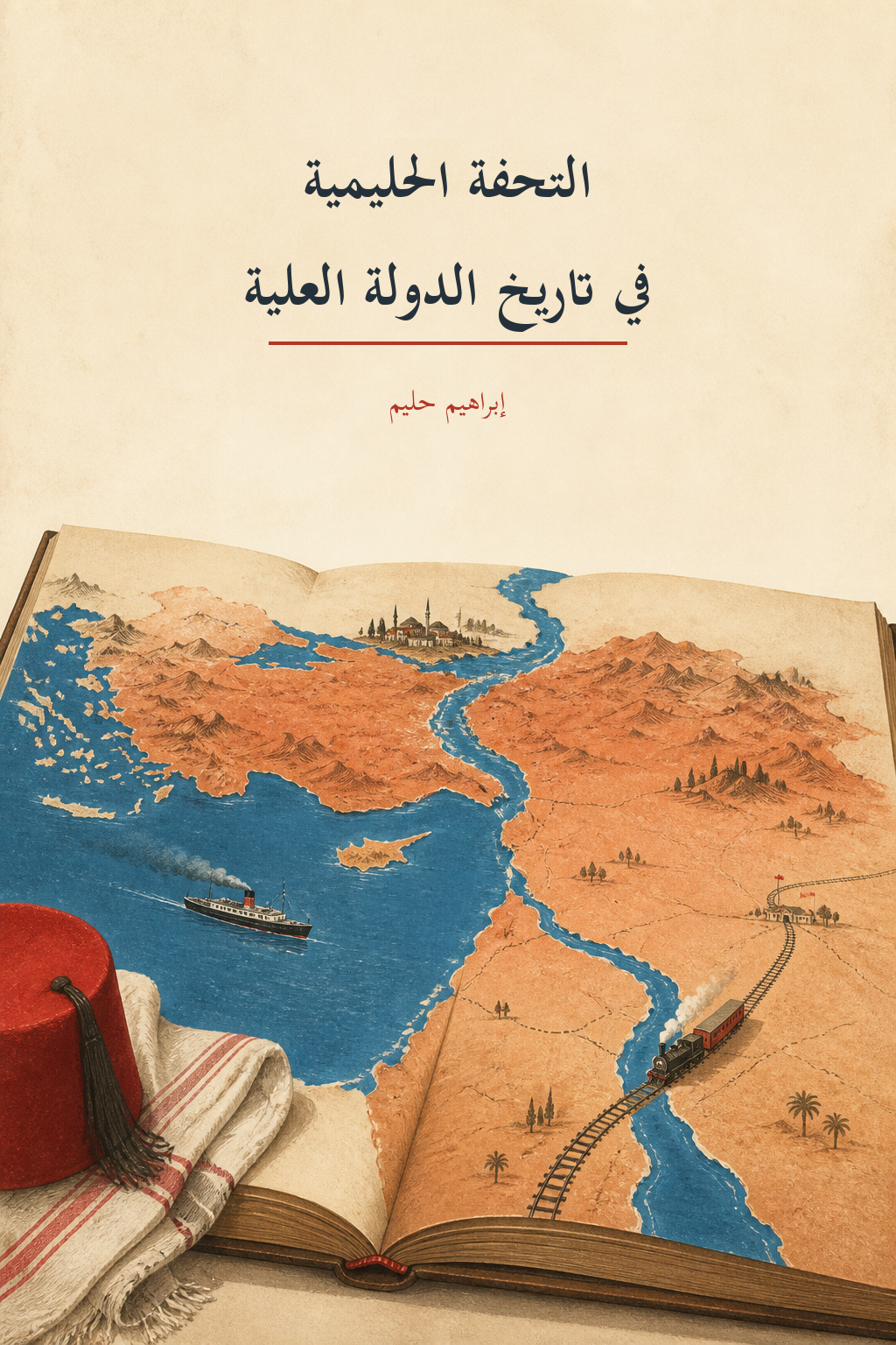غلاف التحفة الحليمية في تاريخ الدولة العلية لإبراهيم حليم