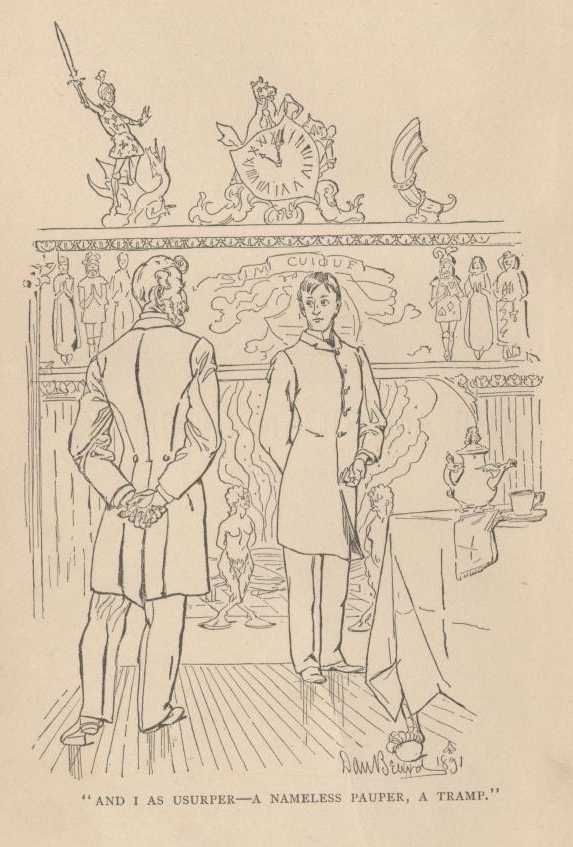 The American Claimant original interior illustration preview