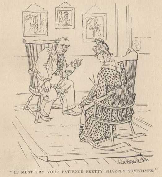 The American Claimant original interior illustration preview