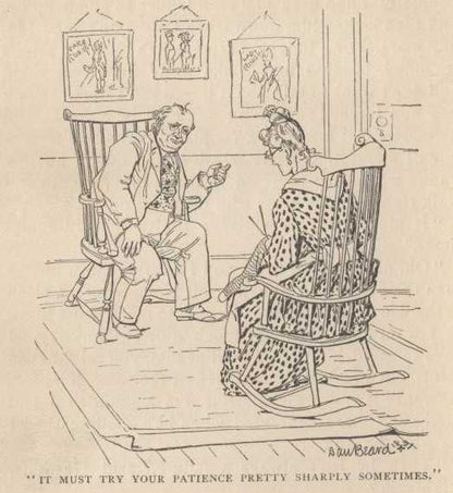 The American Claimant original interior illustration preview