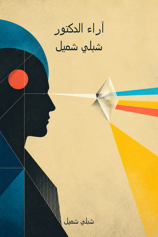 غلاف كتاب آراء الدكتور شبلي شميل