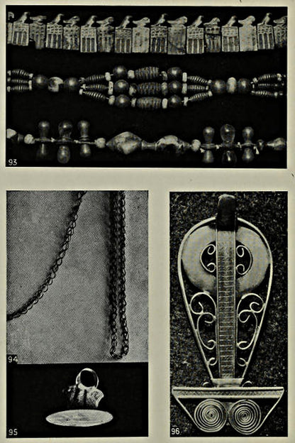 Ancient Egyptian jewellery and metalwork — original illustrations