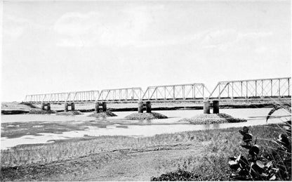 Original 1905 photograph of Lord Kitchener's bridge over the Atbara near Berber