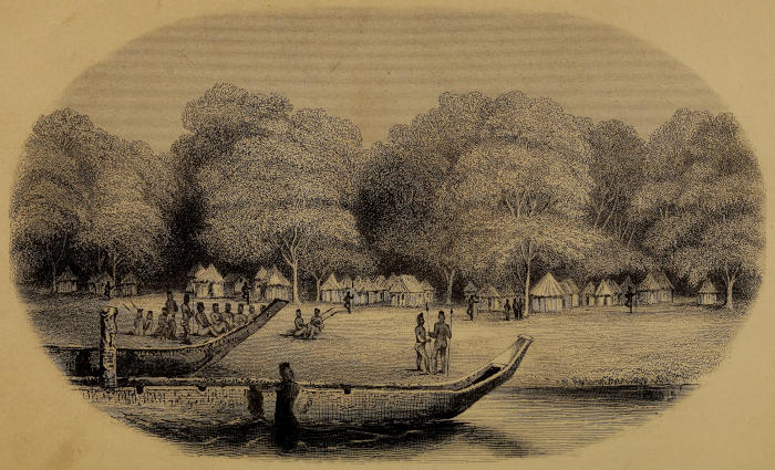Original illustration: Aba, village of the Shillook people
