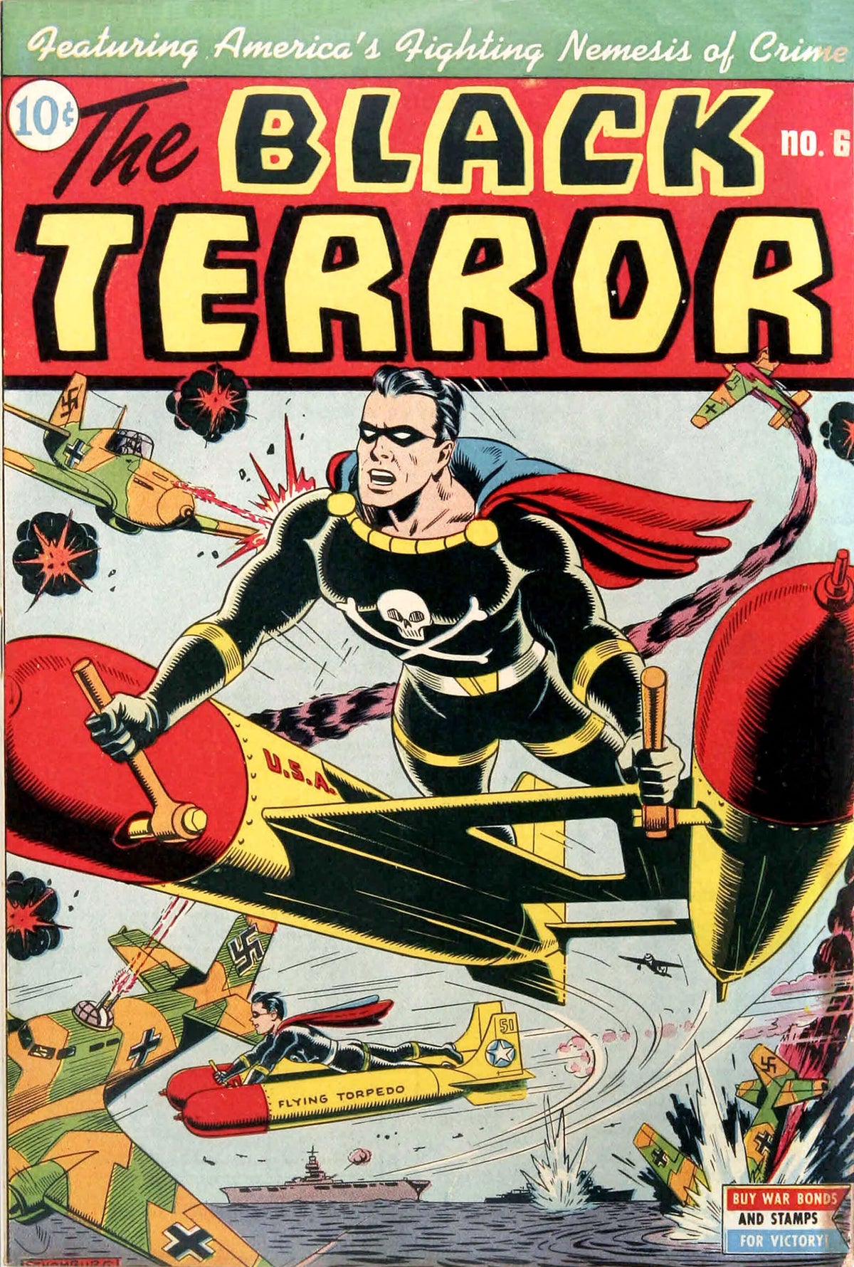 Cover of Black Terror #6