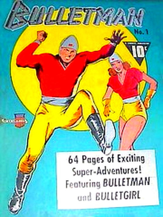 Bulletman 001 — Golden Age comic book cover