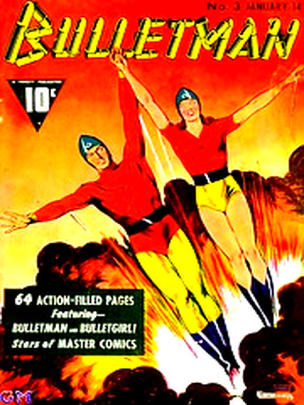 Bulletman 003 — Golden Age comic book cover