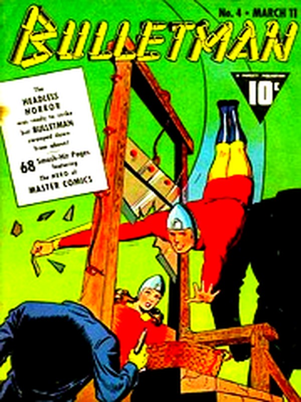 Bulletman 004 — Golden Age comic book cover