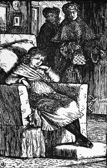 Original Walter Crane illustration from The Cuckoo Clock