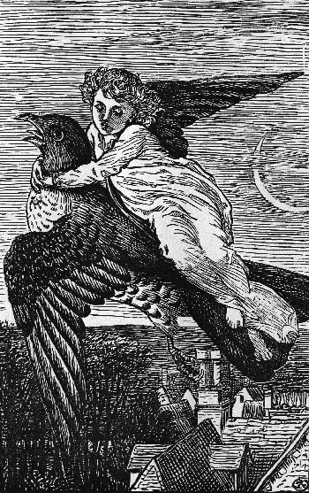 Original Walter Crane illustration from The Cuckoo Clock