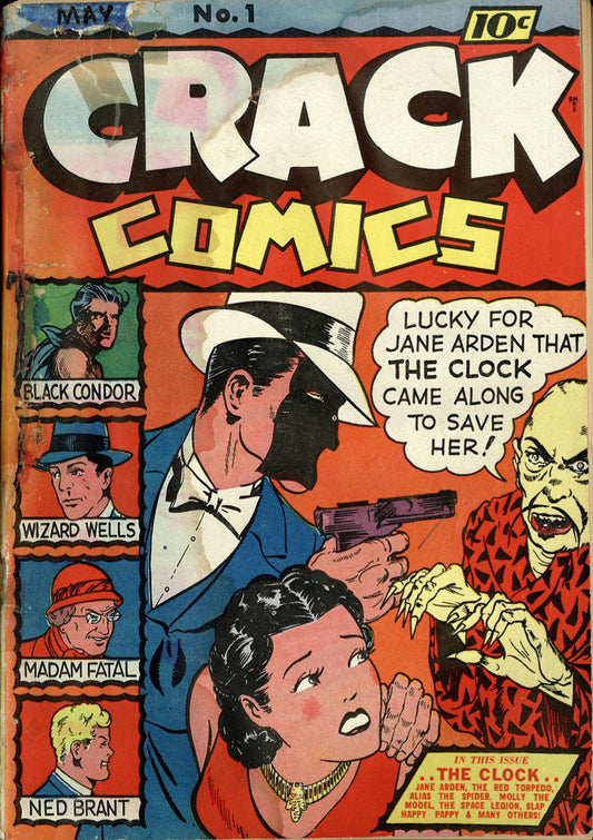 Cover of Crack Comics 001