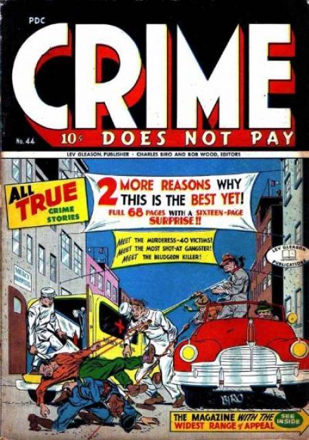 Crime Does Not Pay No. 44 authentic public-domain comic cover