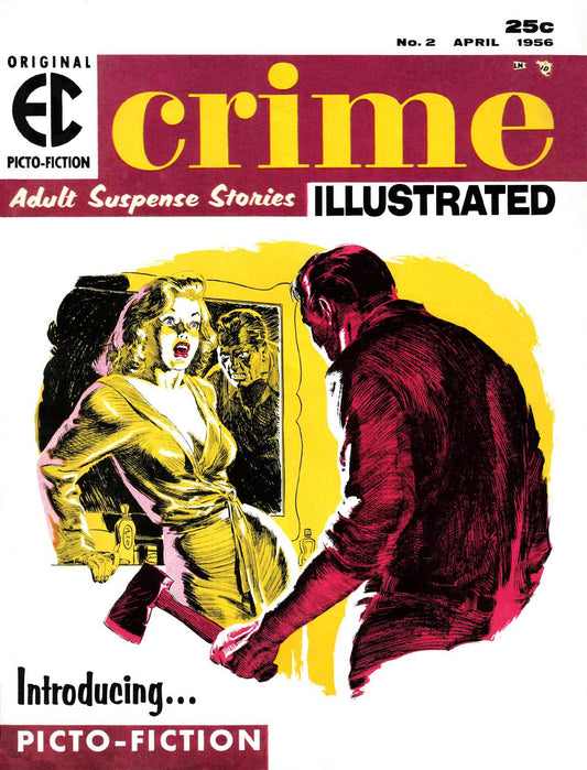 Crime Illustrated No. 2 authentic public-domain comic cover