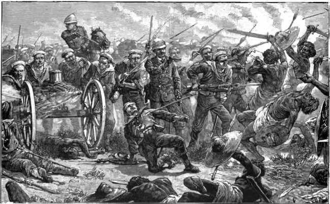Original battle illustration from The Dash for Khartoum