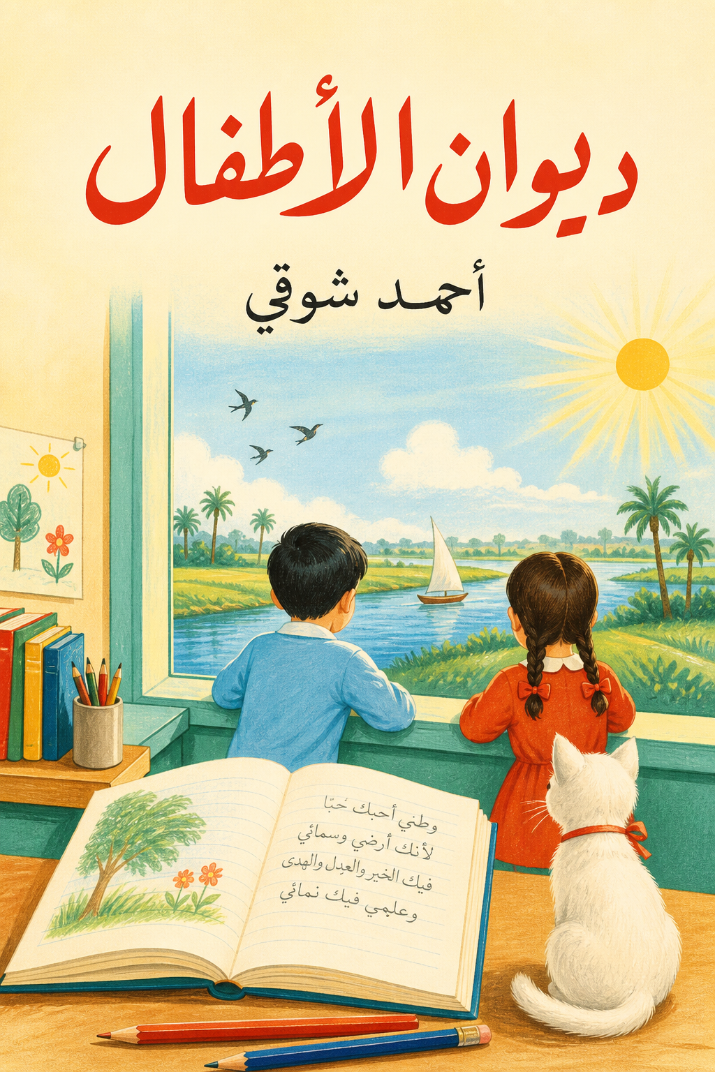غلاف ديوان الأطفال لأحمد شوقي