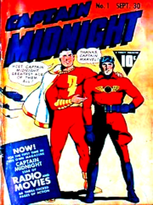 Captain Midnight 001 — Golden Age comic book cover