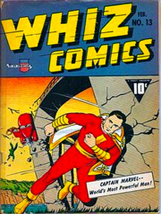 Whiz Comics 013 — Golden Age comic book cover