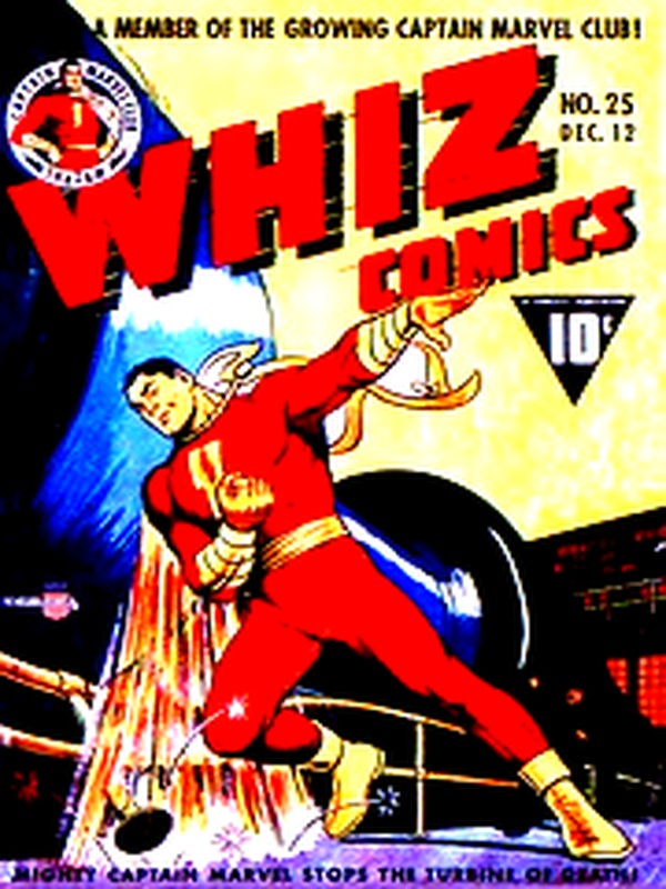 Whiz Comics 025 — Golden Age comic book cover