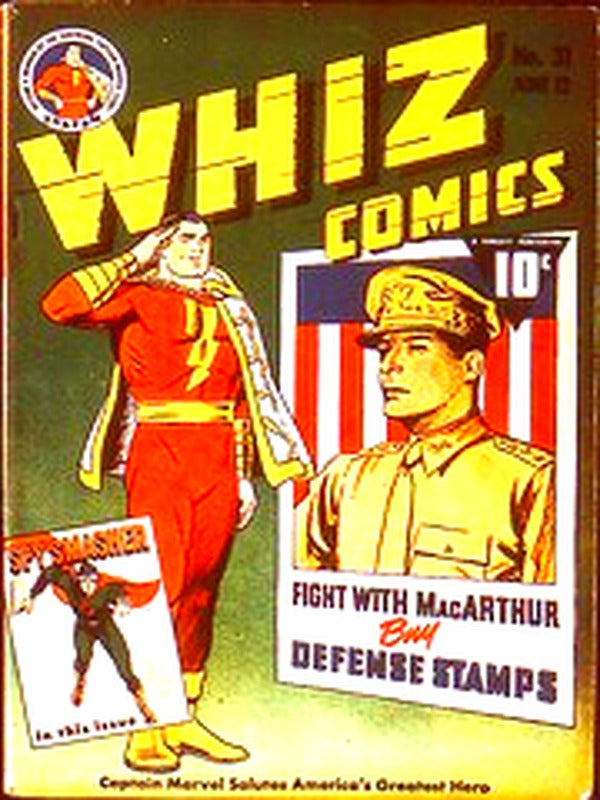 Whiz Comics 031 — Golden Age comic book cover