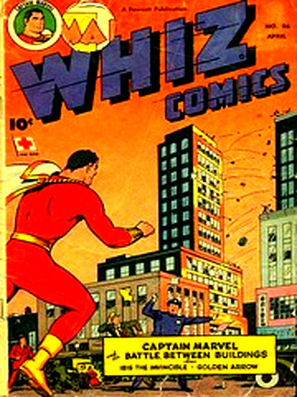 Whiz Comics 096 — Golden Age comic book cover