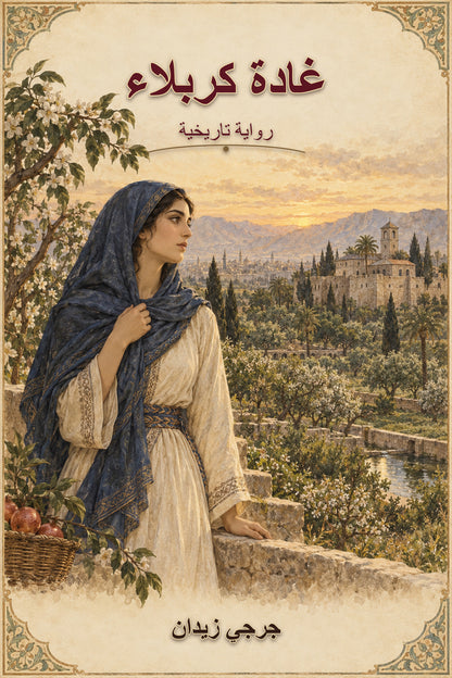 غادة كربلاء — جرجي زيدان؛ غلاف تخيلي جديد