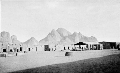 Original 1905 photograph of Kassala Hill and market-place