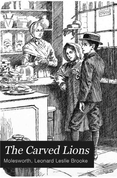 Original L. Leslie Brooke illustration from The Carved Lions