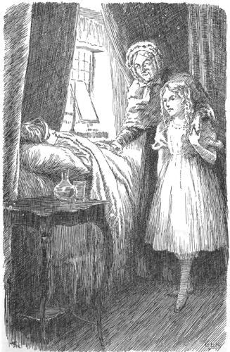 Original L. Leslie Brooke illustration from The Carved Lions