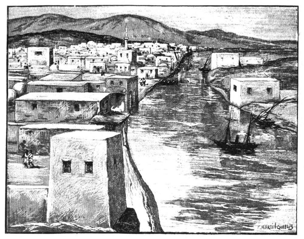 Historical illustration of Massawa from the 1885 edition