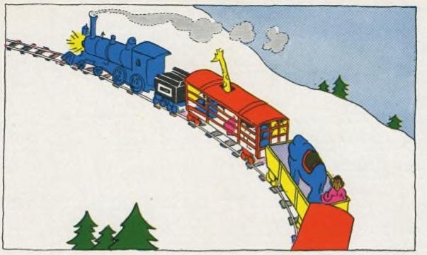Original Lois Lenski illustration from The Little Engine That Could