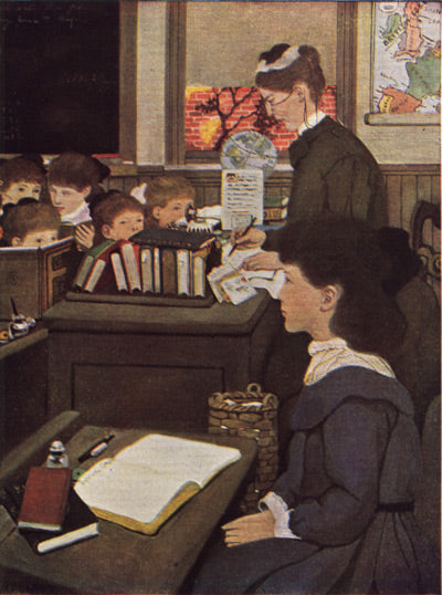 Original Ethel Franklin Betts illustration from A Little Princess