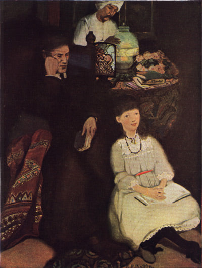 Original Ethel Franklin Betts illustration from A Little Princess
