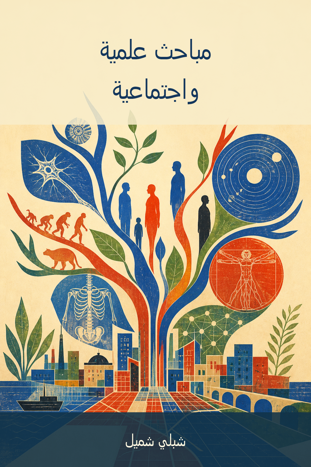 غلاف كتاب مباحث علمية واجتماعية — شبلي شميل