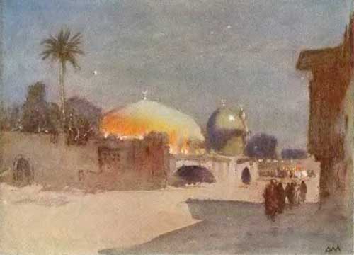 مشهد ليلي من بغداد
