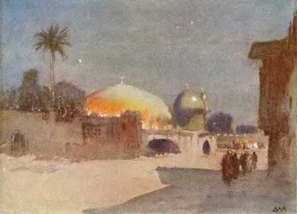 مشهد ليلي من بغداد