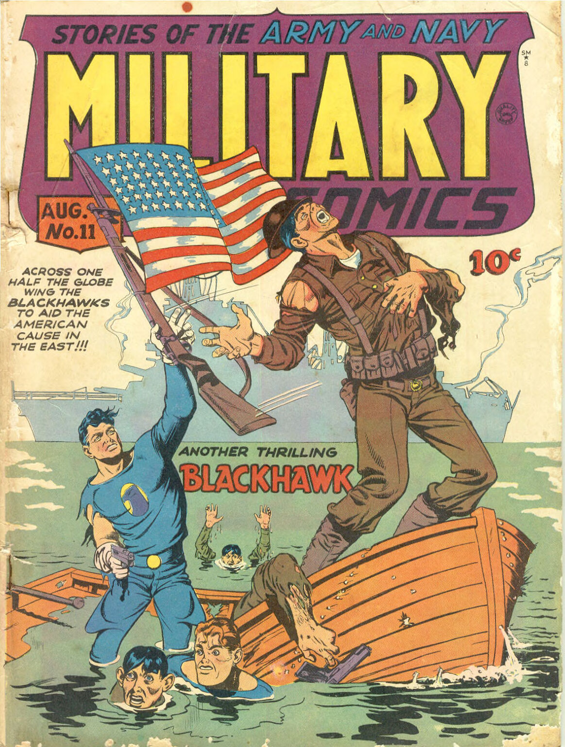 Cover of Military Comics 011