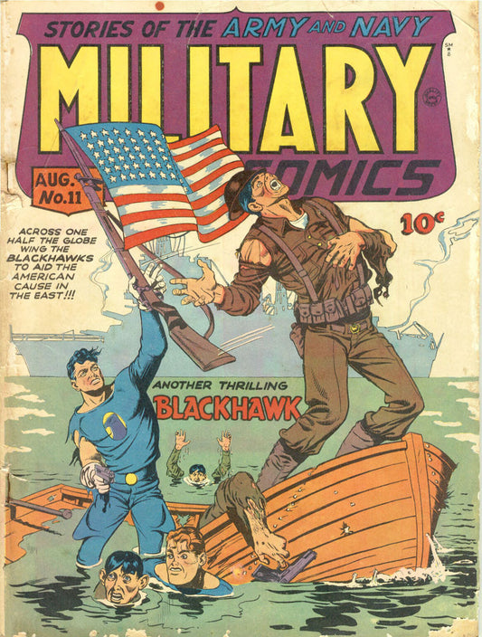 Cover of Military Comics 011