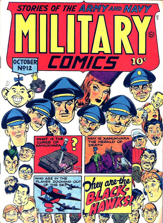Cover of Military Comics 012