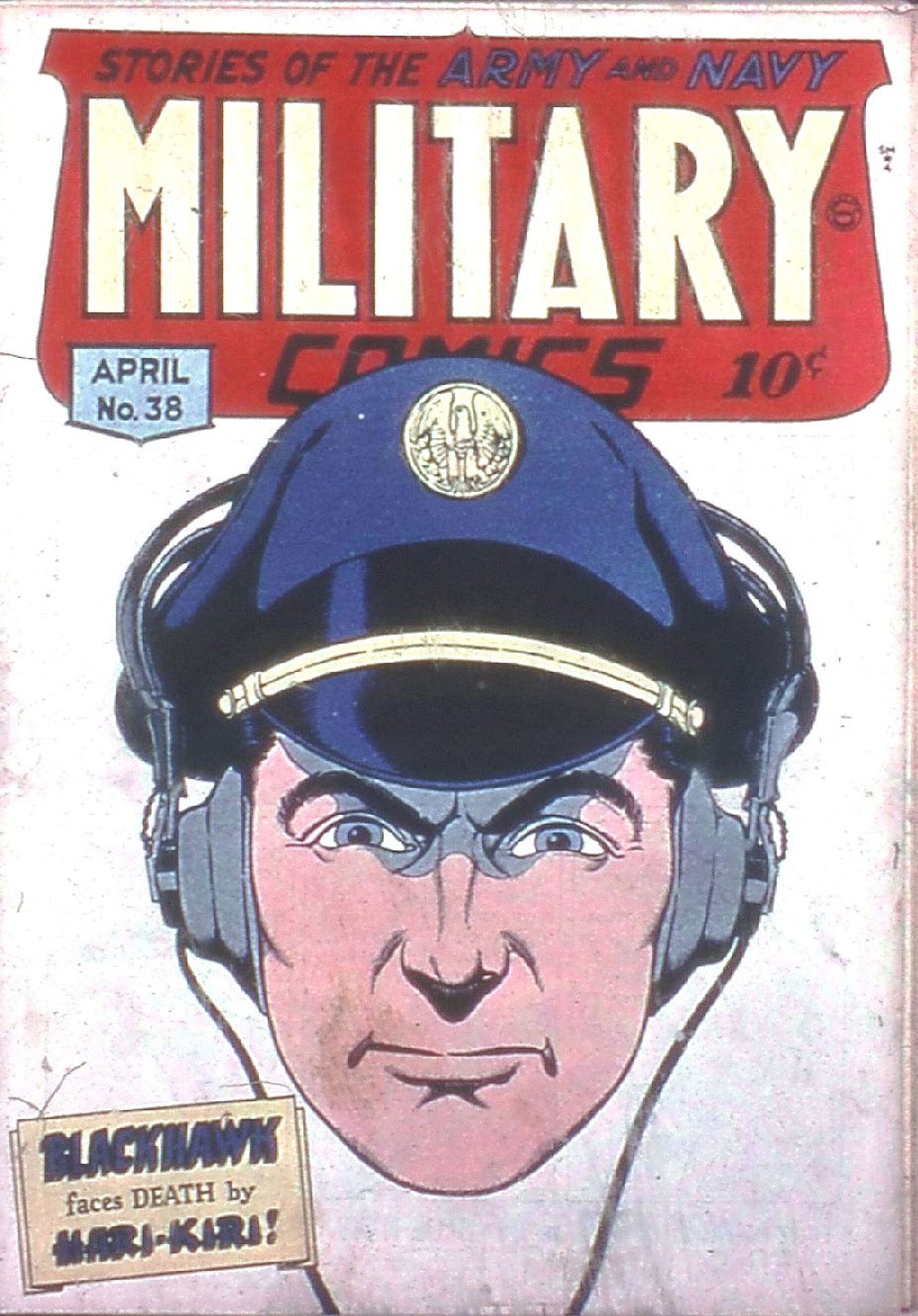 Cover of Military Comics 038