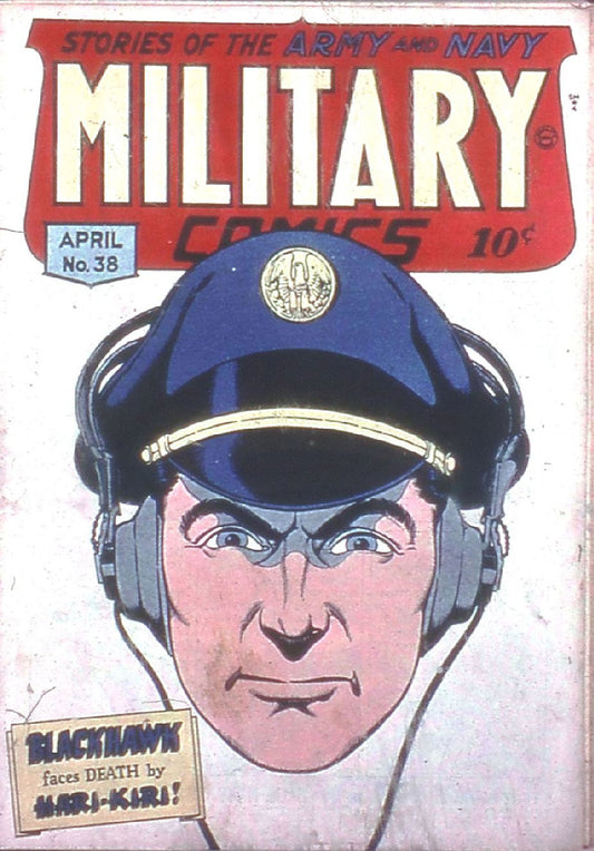 Cover of Military Comics 038