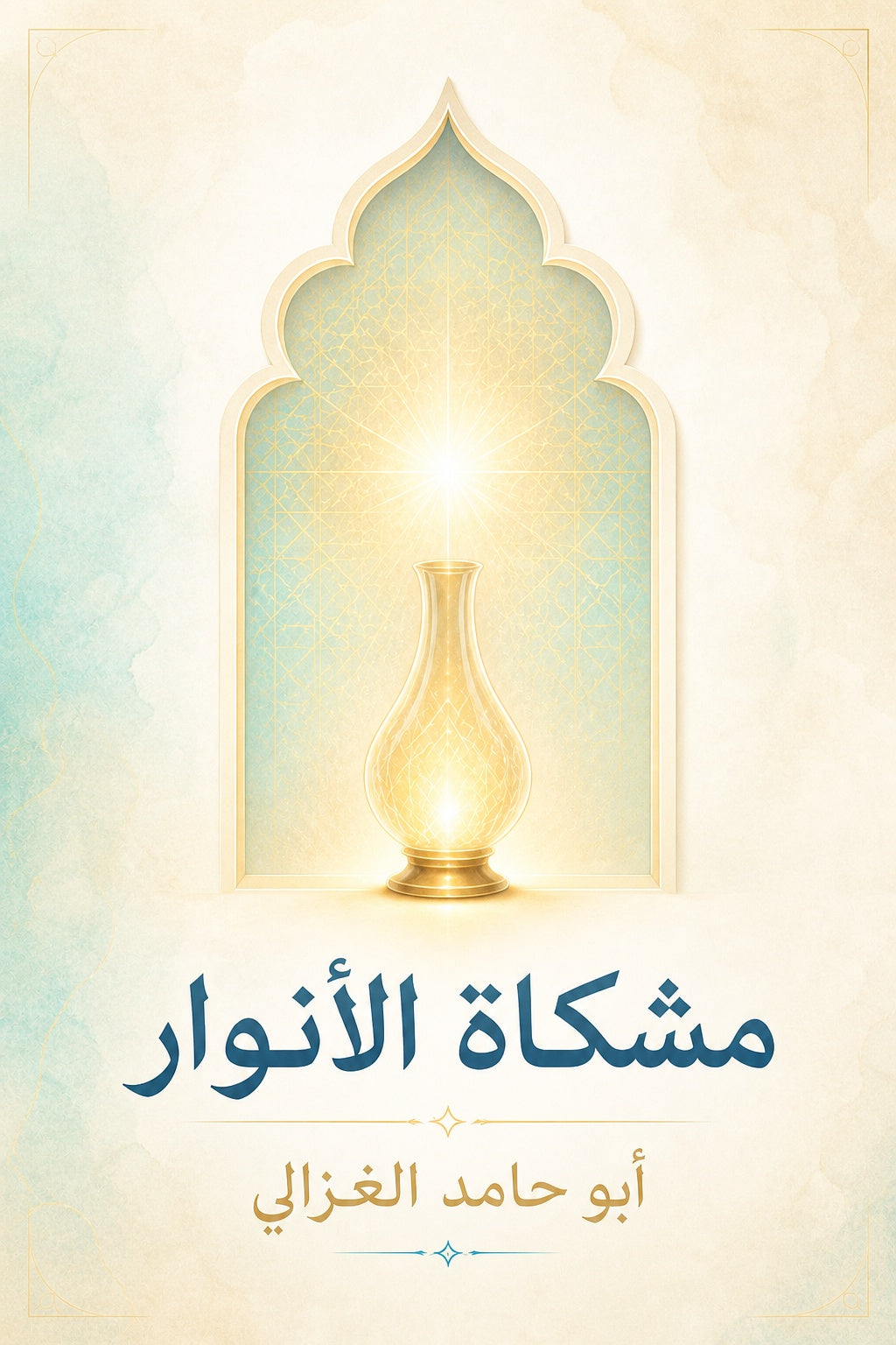 غلاف مشكاة الأنوار لأبي حامد الغزالي — EPUB عربي