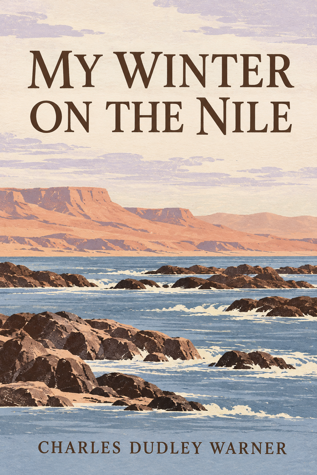 My Winter on the Nile by Charles Dudley Warner — modern illustrated Nubian cataract cover