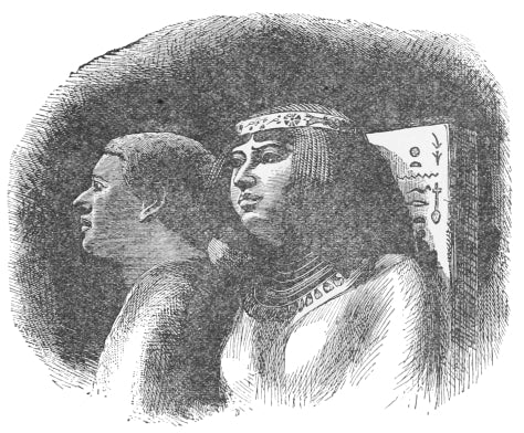 Original Nubia illustration from A Thousand Miles Up the Nile