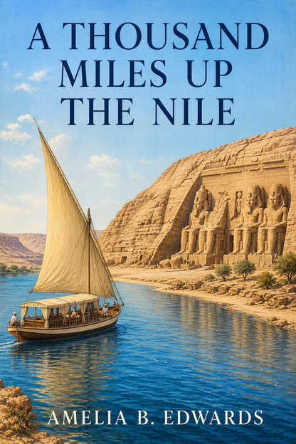 A Thousand Miles Up the Nile illustrated ebook cover
