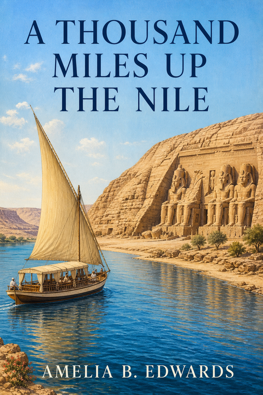 A Thousand Miles Up the Nile illustrated ebook cover