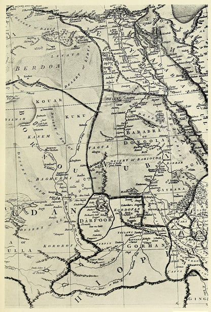 خريطة أفريقيا من إعداد ويليامسون، لندن، 1800.