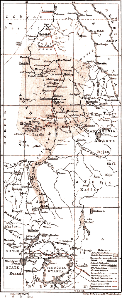 Original map from Ten Years Captivity