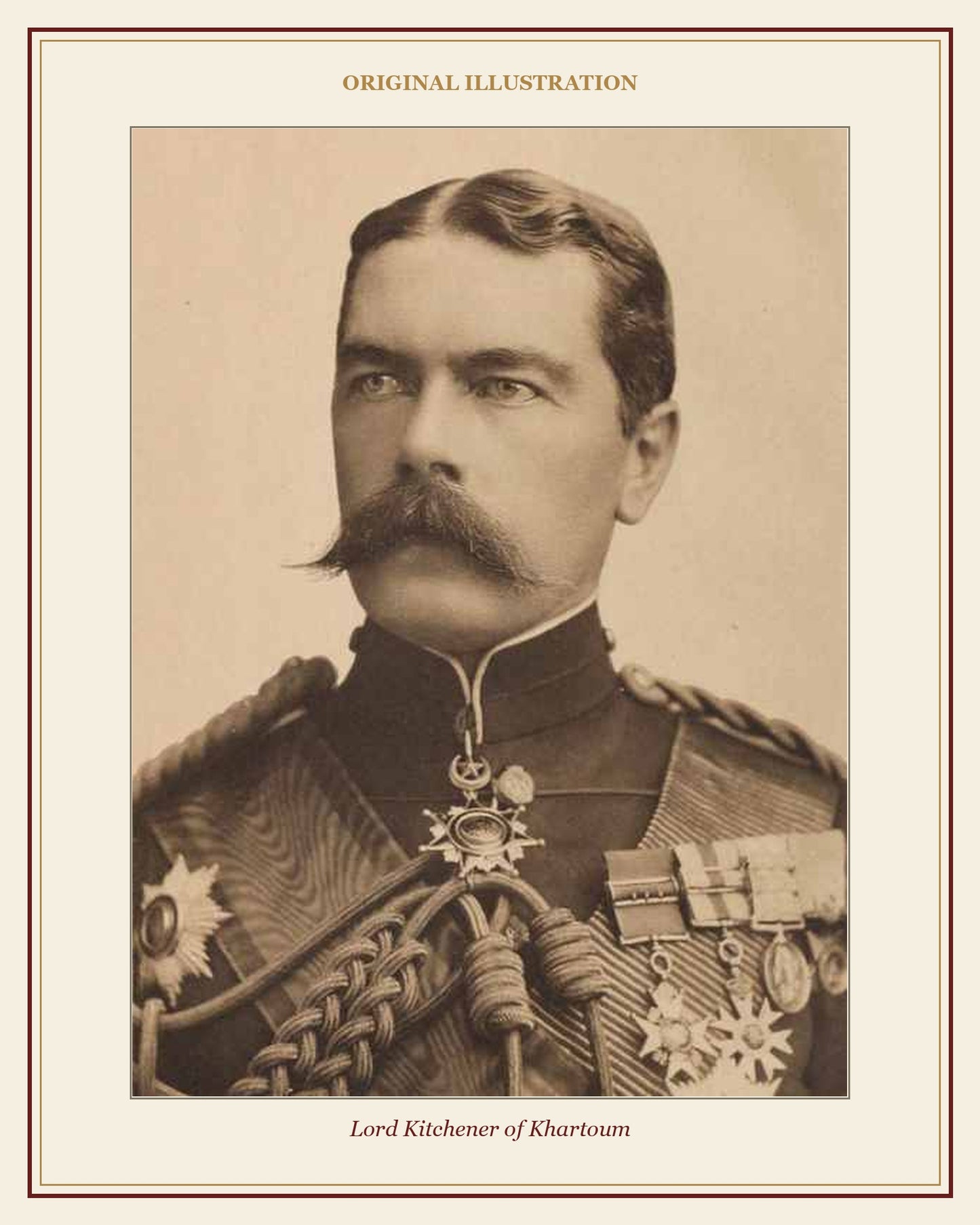 Original portrait of Lord Kitchener of Khartoum