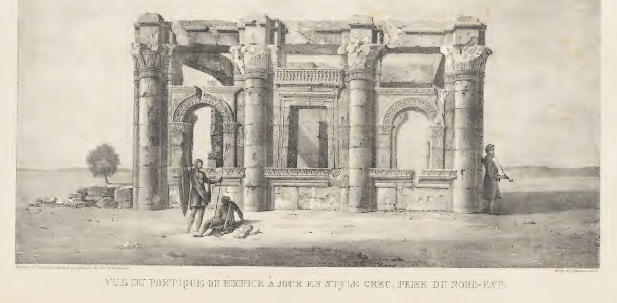 Naga: the portico, an open Greek-style edifice